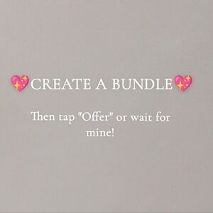 MAKE ME AN OFFER ON ANYTHING